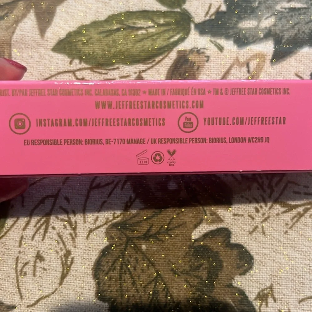 JEFFREE STAR The Gloss Liquid Lip Gloss - NIB - New - Black -Shade Midnight Lick